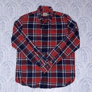 J. Crew 100% Cotton Slim Fit Flannel Size Medium